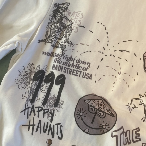 NWOT white Disney crewneck for the ultimate Disney Fan - Picture 3 of 12